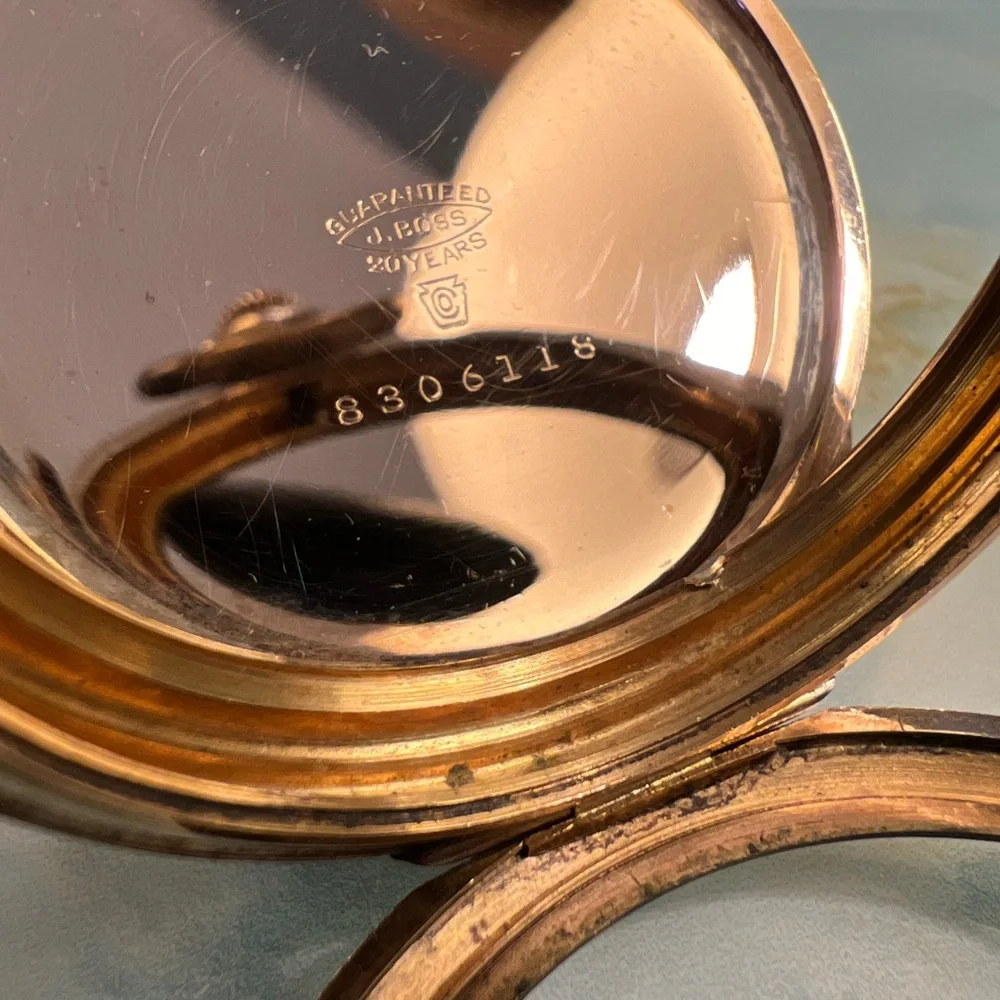 WALTHAM Antique 17 Jewel Pocket Watch in 14k Gold Filled Keystone Case